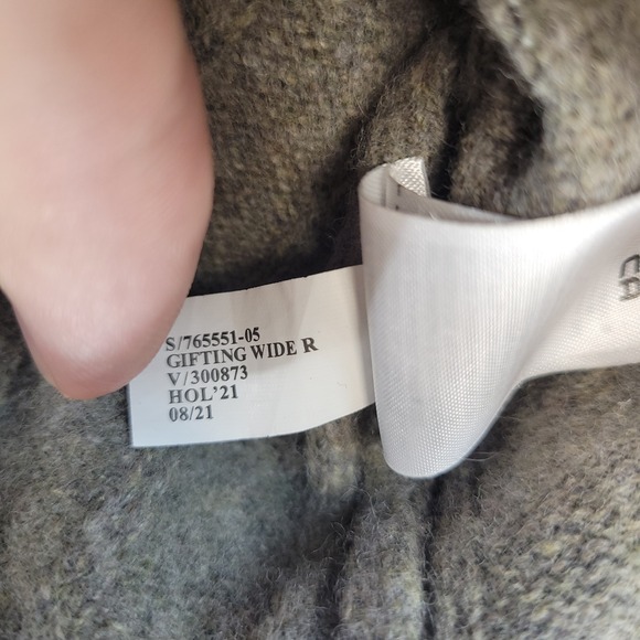 Banana Republic Sweater Mens Large Tall Brown Italian Yarn Wool Ribbed Crew Neck - Picture 6 of 10